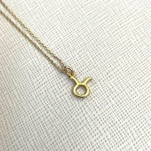 Taurus Gold Filled Pendant Necklace